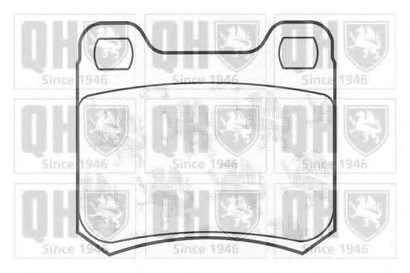 BP569 Quinton Hazell Гальмівні колодки