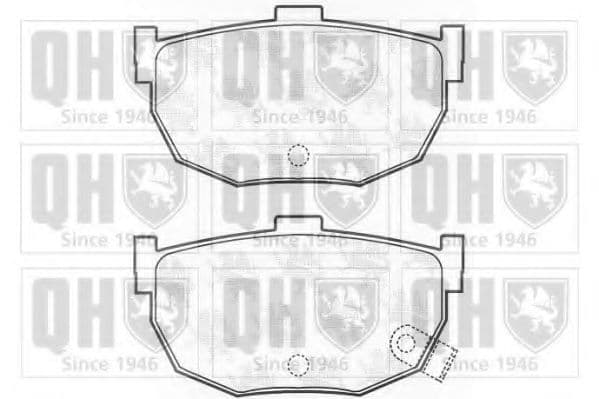 BP575 Quinton Hazell Тормозные колодки
