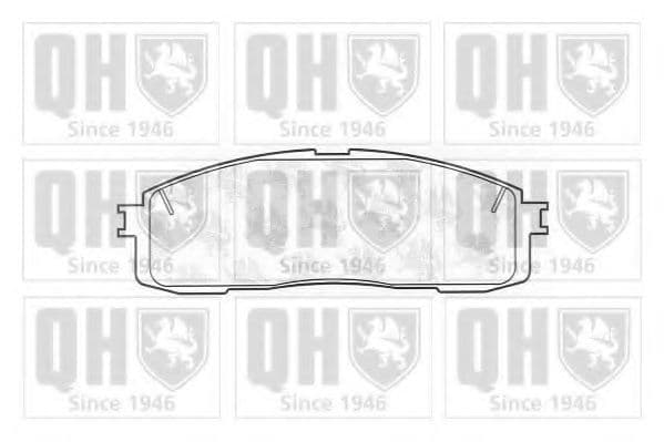 BP655 Quinton Hazell Тормозные колодки