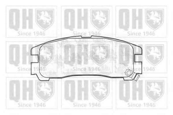 BP678 Quinton Hazell Гальмівні колодки