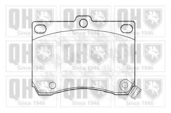 BP717 Quinton Hazell Тормозные колодки