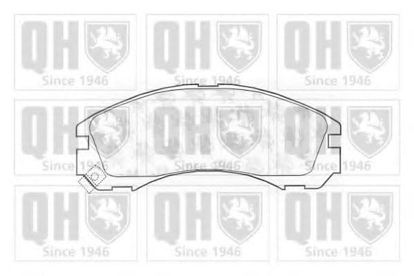 BP739 Quinton Hazell Гальмівні колодки
