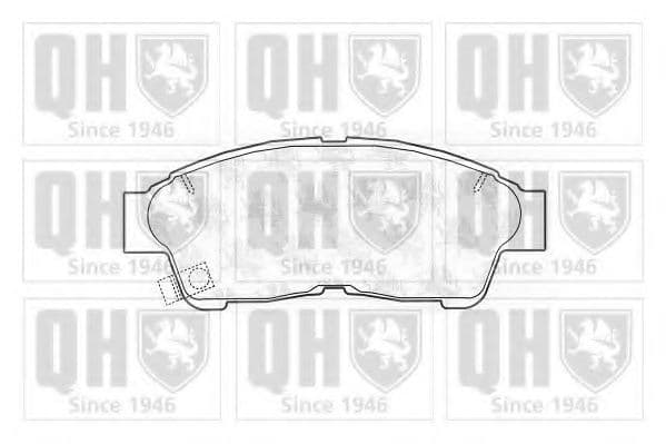 BP742 Quinton Hazell Гальмівні колодки