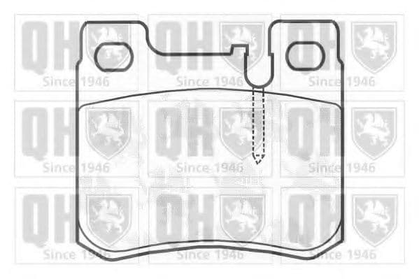 BP773 Quinton Hazell Тормозные колодки