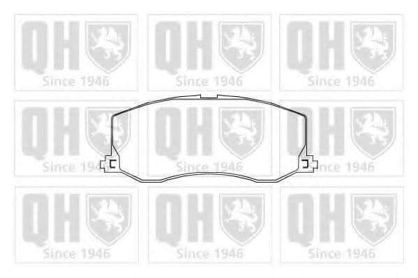 BP854 Quinton Hazell Гальмівні колодки для Suzuki Swift
