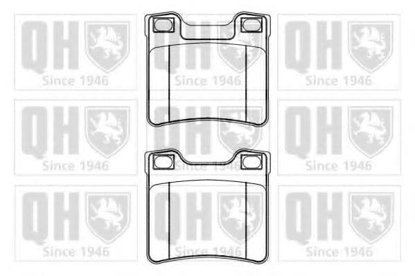 BP866 Quinton Hazell Гальмівні колодки