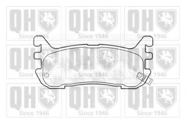 BP907 Quinton Hazell Гальмівні колодки