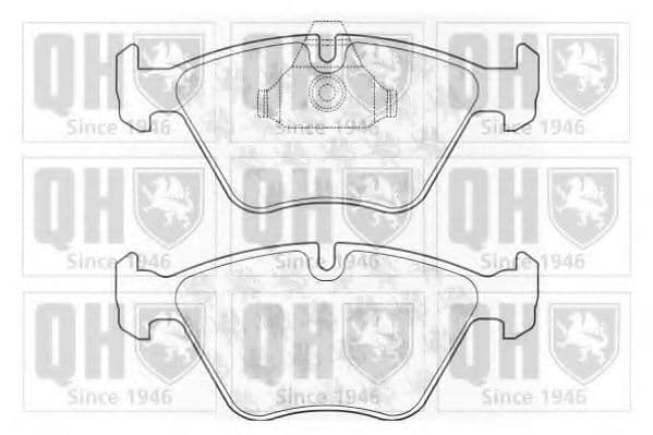 BP926 Quinton Hazell Гальмівні колодки