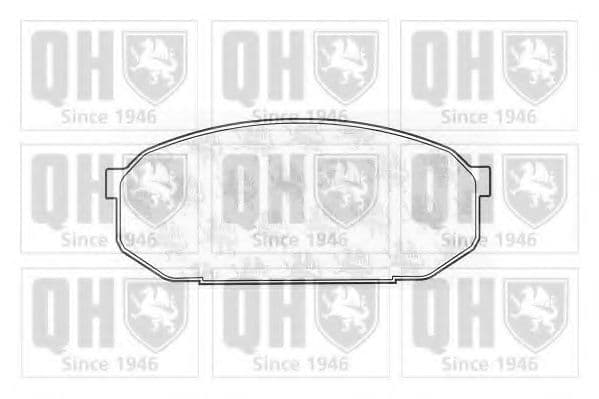 BP933 Quinton Hazell Тормозные колодки для Mazda 323