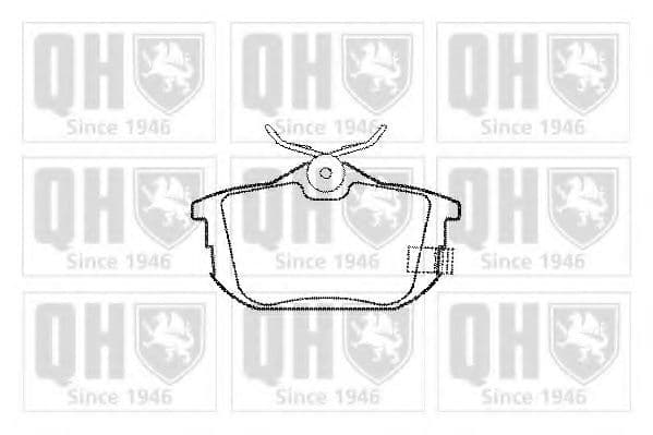 BP973 Quinton Hazell Гальмівні колодки