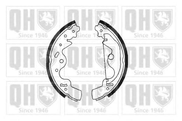 BS1122 Quinton Hazell Гальмівні колодки для Land Rover Freelander
