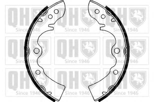 BS569 Quinton Hazell Гальмівні колодки для Mazda 323