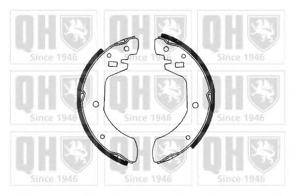 BS570 Quinton Hazell Гальмівні колодки