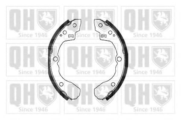 BS694 Quinton Hazell Гальмівні колодки для Mazda 626