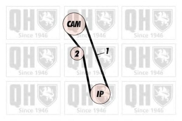 QTB152 Quinton Hazell Ремінь ГРМ