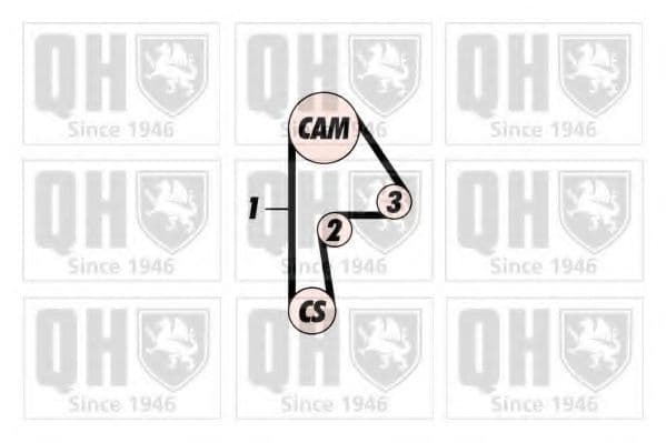 QTB452 Quinton Hazell Ремень ГРМ