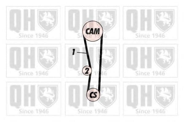 QBK532 Quinton Hazell Комплект ременя ГРМ