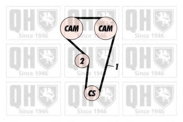 QTB450 Quinton Hazell Ремінь ГРМ