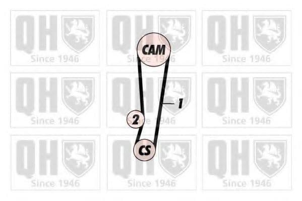 QBK380 Quinton Hazell Комплект ременя ГРМ