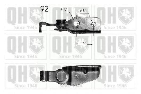 QTS840225 Quinton Hazell Газовий упор багажника для Mazda 323