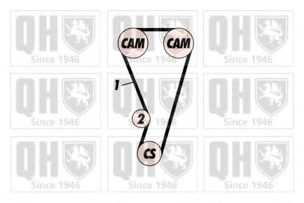 QBK426 Quinton Hazell Комплект ременя ГРМ для Suzuki Swift