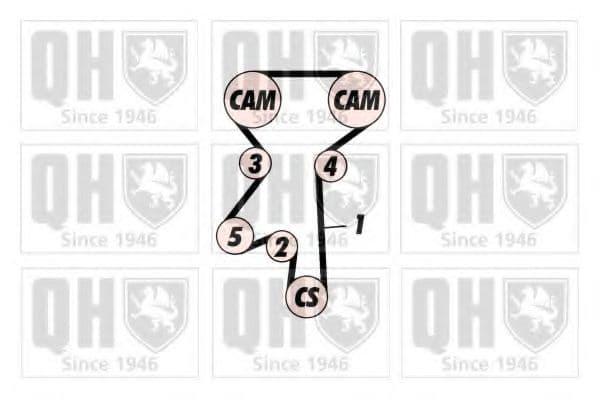 QBK579 Quinton Hazell Комплект ремня ГРМ