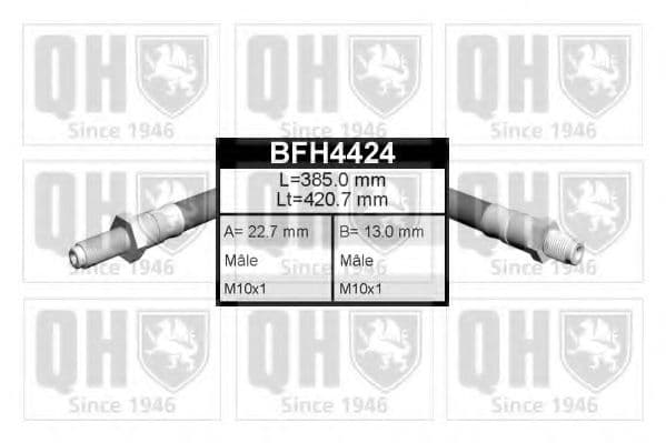 BFH4424 Quinton Hazell Гальмівний шланг для Ford Fiesta