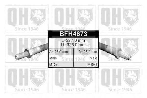 BFH4673 Quinton Hazell Гальмівний шланг для SAAB 900