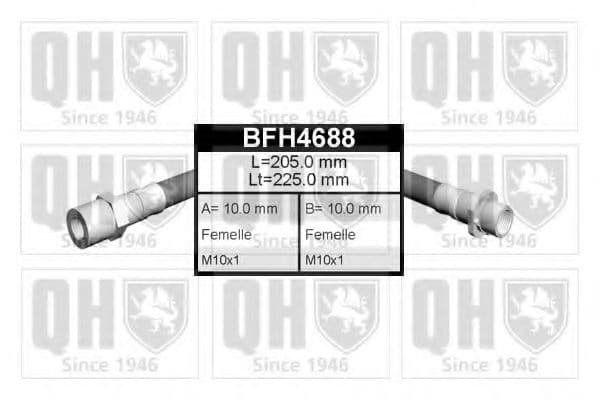 BFH4688 Quinton Hazell Гальмівний шланг для BMW 3 Series
