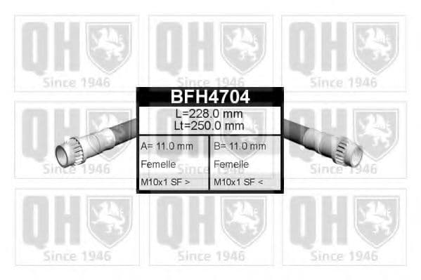 BFH4704 Quinton Hazell Тормозной шланг