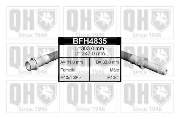 BFH4835 Quinton Hazell Гальмівний шланг для Ford Mondeo