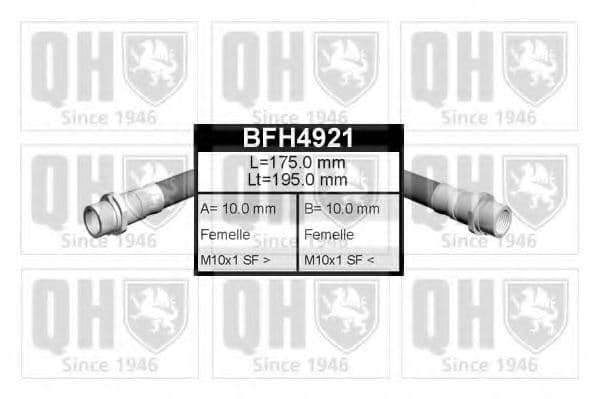 BFH4921 Quinton Hazell Тормозной шланг для Audi A6