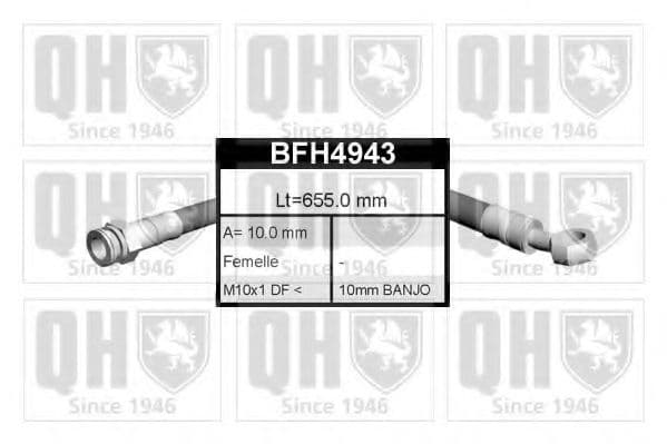 BFH4943 Quinton Hazell Тормозной шланг