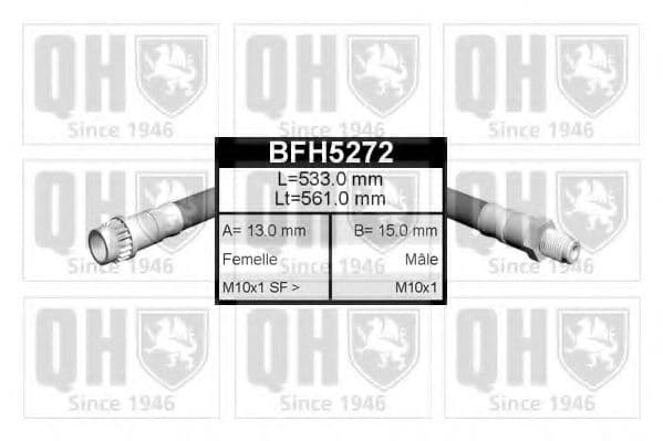 BFH5272 Quinton Hazell Гальмівний шланг для Rover 75