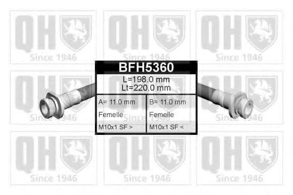 BFH5360 Quinton Hazell Гальмівний шланг