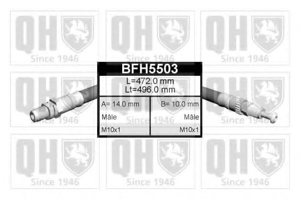 BFH5503 Quinton Hazell Гальмівний шланг для Ford Ka