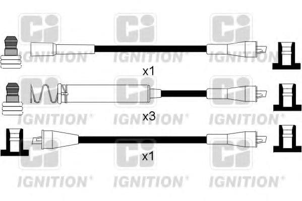 XC231 Quinton Hazell Комплект дротів запалювання