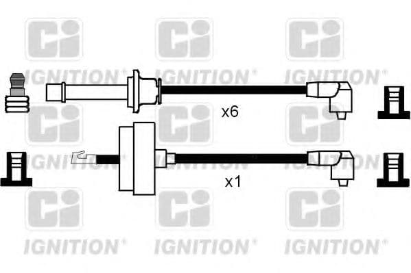 XC550 Quinton Hazell Комплект дротів запалювання