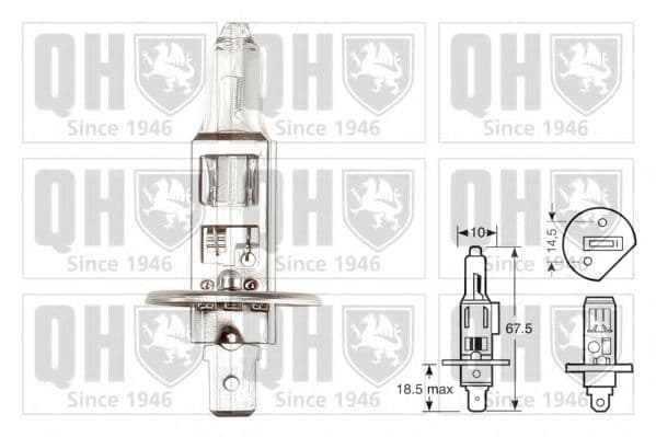 QBL448 Quinton Hazell Лампа ближнього світла