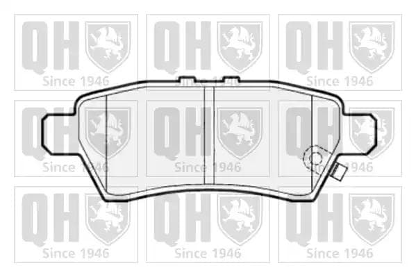 BP1527 Quinton Hazell Тормозные колодки для Nissan Pathfinder