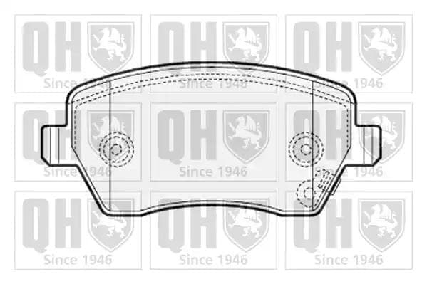 BP1532 Quinton Hazell Гальмівні колодки