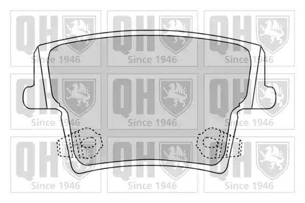 BP1534 Quinton Hazell Гальмівні колодки для Chrysler 300C