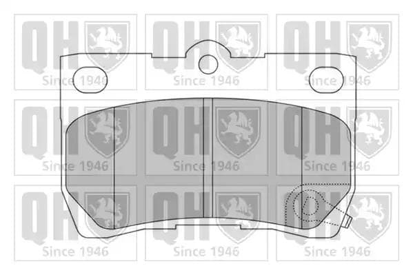 BP1540 Quinton Hazell Гальмівні колодки