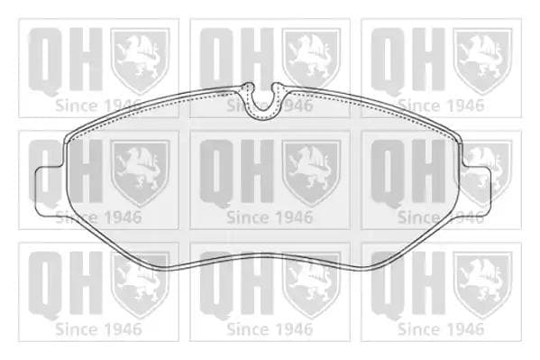 BP1555 Quinton Hazell Тормозные колодки