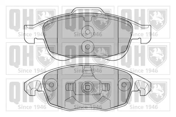 BP1561 Quinton Hazell Гальмівні колодки