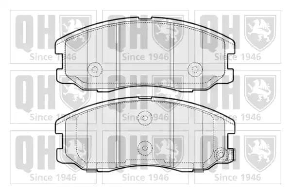 BP1579 Quinton Hazell Тормозные колодки