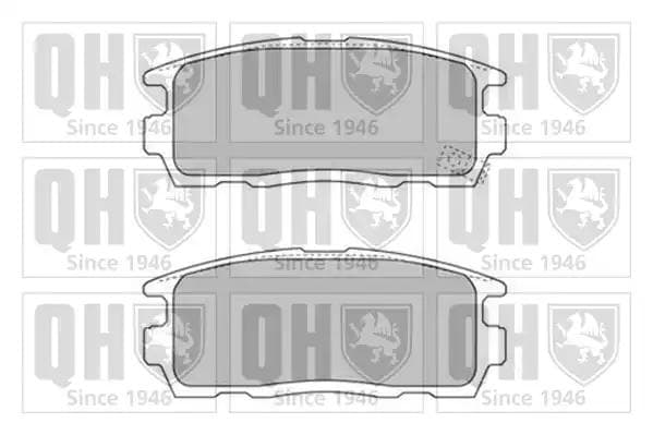 BP1580 Quinton Hazell Гальмівні колодки