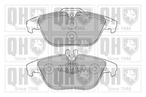 BP1582 Quinton Hazell Гальмівні колодки