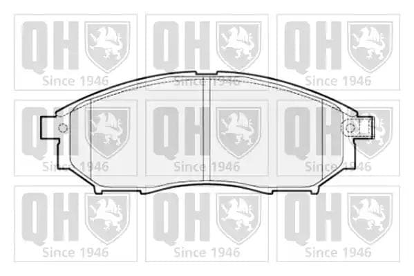 BP1621 Quinton Hazell Тормозные колодки