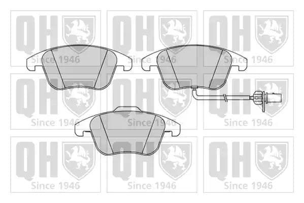 BP1647 Quinton Hazell Гальмівні колодки